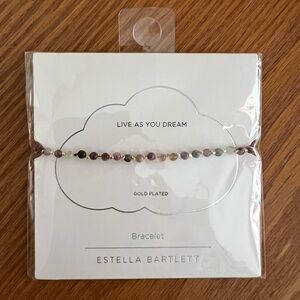 Estella Bartlett Gold Plated Beaded Bracelet